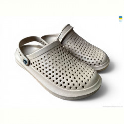 Кроксы Rai shoes 204 бежевий