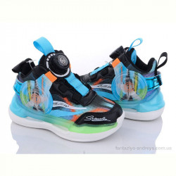 Кроссовки КалориЯ S21383 чорно-сині