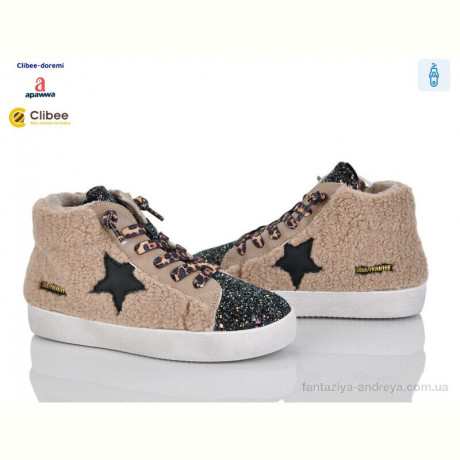 Ботинки Clibee-Doremi A591063 biege утеплені