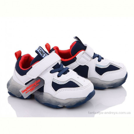 Кроссовки Class Shoes BD5513 бело-синий