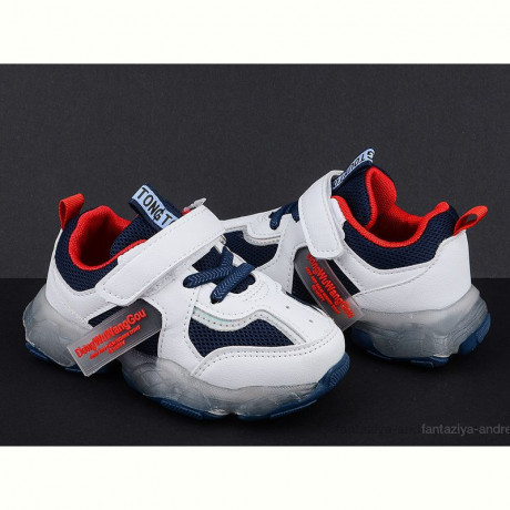 Кроссовки Class Shoes BD5513 бело-синий