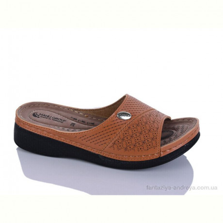 Шлепки Sali-2 209 корич.к.