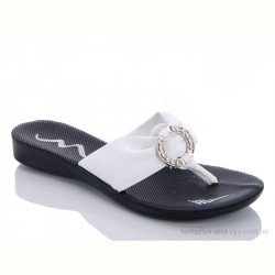 Шлепки Selena 01-07 белый