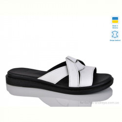 Шлепки Sali 302-1 білий к.