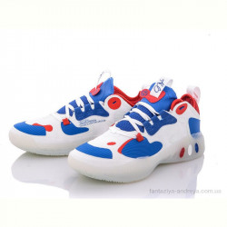 Кроссовки Zelart F055 бело-сине-красный