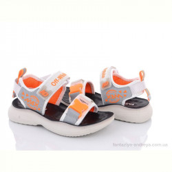 Сандалии Violeta DL47(B10) grey-orange