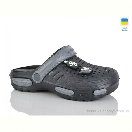 Кроксы DeMur CD48 графіт