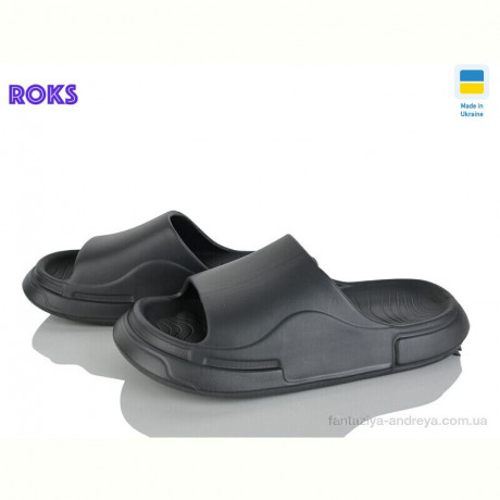 Шлепки Roks 240 графіт