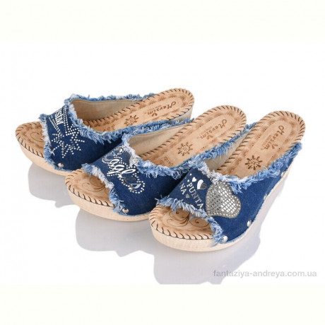 Шлепки DeMur A001-6 mix