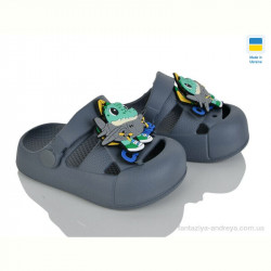 Кроксы Golden Lion 336 сірий