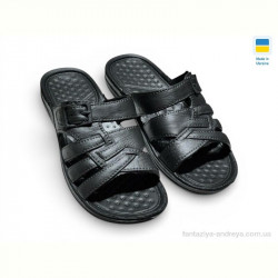 Шлепки Rai shoes С29 чорний