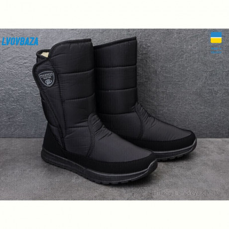 Дутики Lvovbaza Progress 4234 чорний