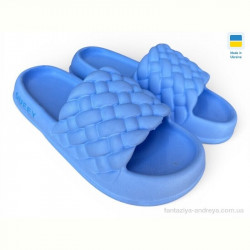 Шлепки Rai shoes 2001 блакитний