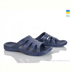 Шлепки Rai shoes Краб новий синій