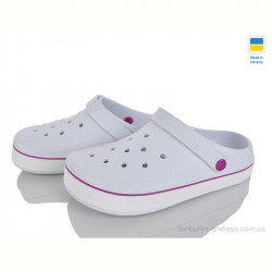 Кроксы Golden Lion 419 білий-ягідний