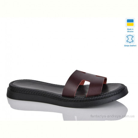 Шлепки Sali 501-1 бордо.к.