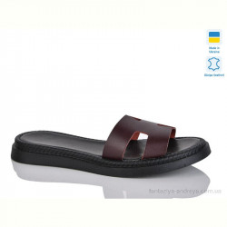 Шлепки Sali 501-1 бордо.к.