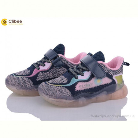 Кроссовки Clibee F31 d.blue-pink