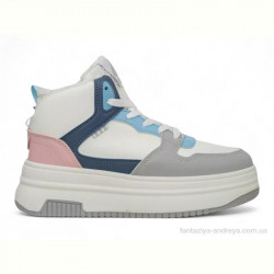 Кроссовки Massmag 248RAM09 біло-рожевий