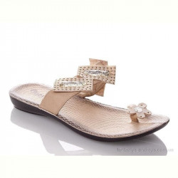 Шлепки DeMur W07200-beige