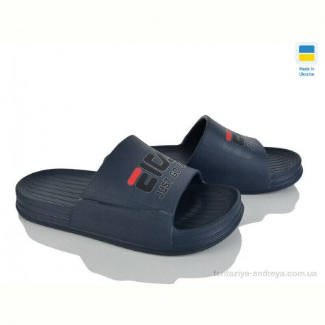 Шлепки Vladimir C106 синій
