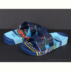 Шлепки Violeta 12329 blue-l.blue