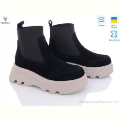 Ботинки Viscala 27927 VL S чорний-бежевий зима