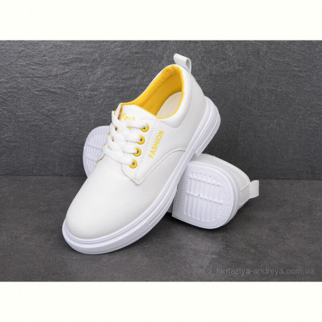 Туфли Violeta 169-13 white-yellow