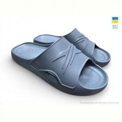 Шлепки Rai shoes 140 сірий