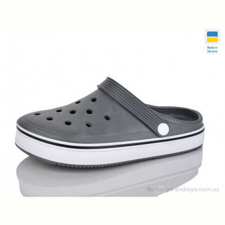 Кроксы M&L Alex13 ML4001 сірий