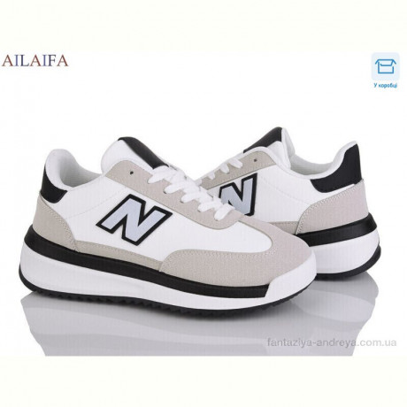 Кроссовки Ailaifa NR006 white-grey