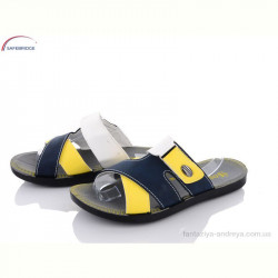 Шлепки Victoria 6-Ш23 blue/ yellow/white
