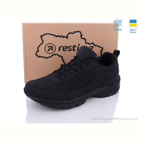 Кроссовки Restime PG023006 black nubuk