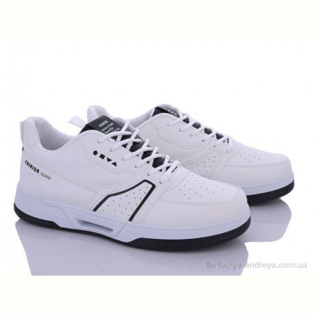 Кроссовки Violeta 9-786 white-black