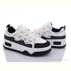 Кроссовки Violeta 20-1018-1 black-white