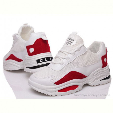 Кроссовки Prime-Opt Prime NA 550 white-red(40-44)