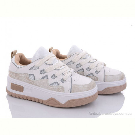 Кроссовки Violeta 20-1018-2 white-beige