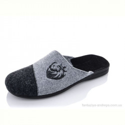 Тапки Inblue S25 войлок серый