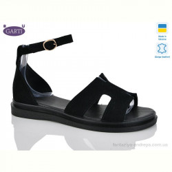 Босоножки Garti 0192 чорний замш