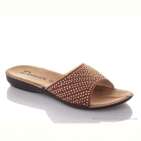 Шлепки DeMur W3050-camel