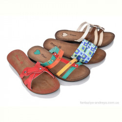 Шлепки DeMur 3001-15 mix