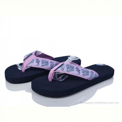 Шлепки LOOK STOCK 0123 pink-blue
