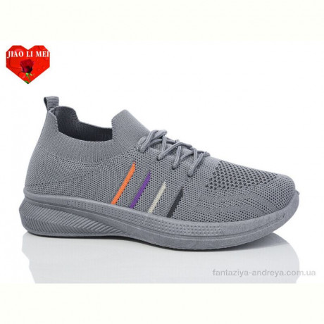 Кроссовки Jiao Li Mei 553 grey