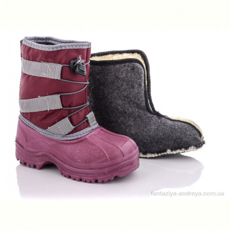 Сапоги из пены LiBang 001-1 бордо