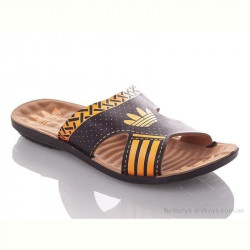 Шлепки DeMur BAdik-A-black-orange