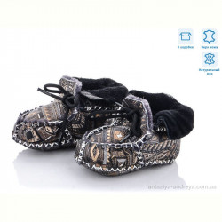 Пинетки КалориЯ Пінетки зима BB чорні візерунок