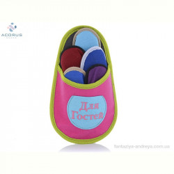 Тапки Acorus Гостевой набор семья mix