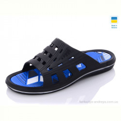 Шлепки Progress Роксол п. 745 черный