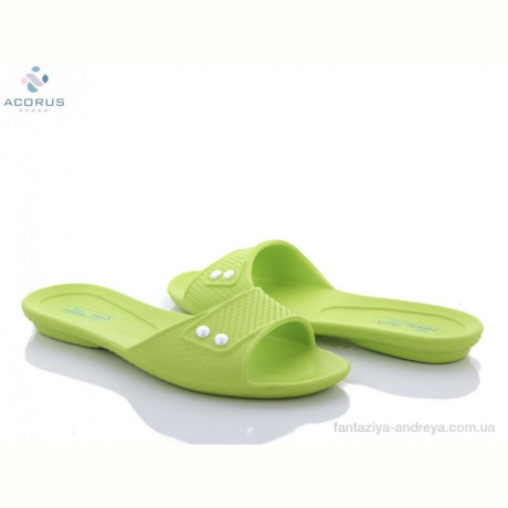 Шлепки Acorus Кредо 107 зеленый