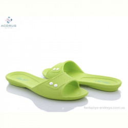 Шлепки Acorus Кредо 107 зеленый